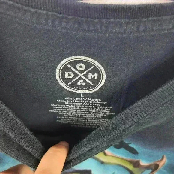 Dom Grim Reaper Skull Graphic Print Short Sleeve T-Shirt - Picture 2 of 3